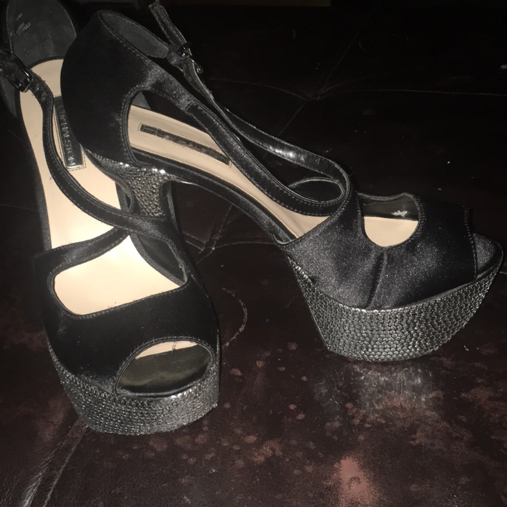 H by Halston platform heels